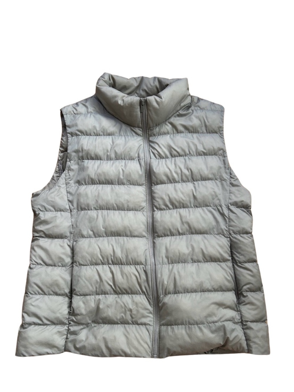 Uniqlo Quilted PuffPro Vest - Gray/Silver